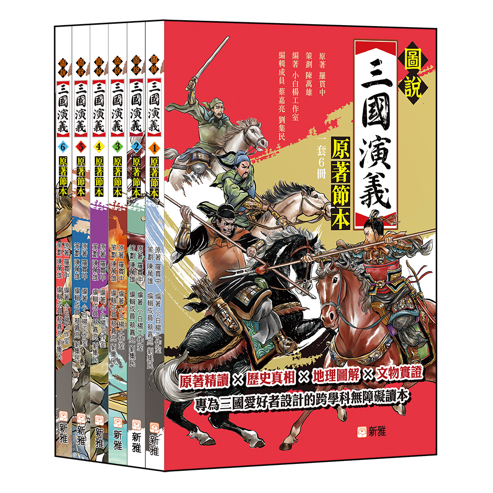 圖説三國演義（原著節本）(一套6冊)